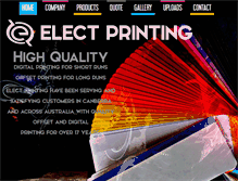 Tablet Screenshot of electprinting.com.au
